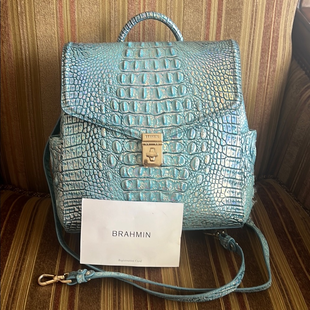 Brahmin Liz Arctic Blue Melbourne